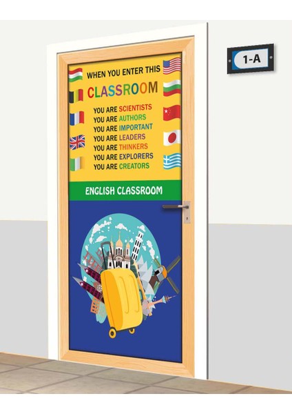 Kapı Giydirme - Ingilizce Sınıfı - K1021 fiyatları