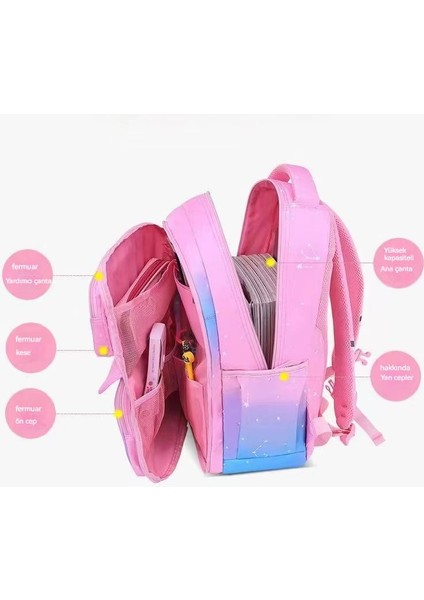 Kız Sırt Çantası, Çocuklar Için Büyük Kapasiteli Omurga Sırt Çantası (Yurt Dışından) modelleri