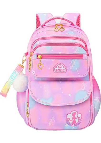 Kız Sırt Çantası, Çocuklar Için Büyük Kapasiteli Omurga Sırt Çantası (Yurt Dışından)