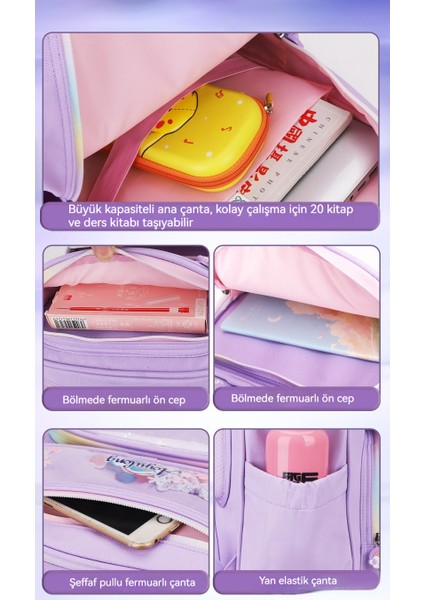 Kız Sırt Çantası, Çocuklar Için Büyük Kapasiteli Omurga Sırt Çantası (Yurt Dışından) fırsatları