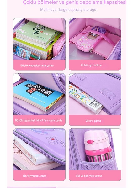 Kız Sırt Çantası, Çocuklar Için Büyük Kapasiteli Omurga Sırt Çantası (Yurt Dışından) fırsatları