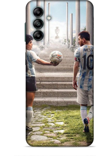 Samsung Galaxy A04S Room Futbolcular 24 Maradona Messi Darbe Emici Kılıf