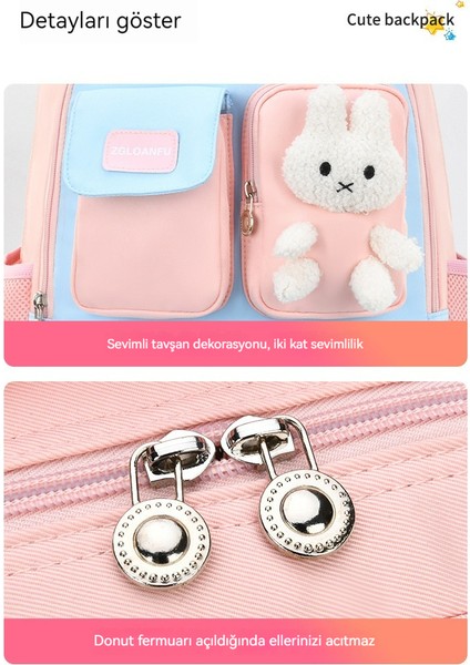 Kız Sırt Çantası, Çocuklar Için Büyük Kapasiteli Omurga Sırt Çantası (Yurt Dışından) indirimleri