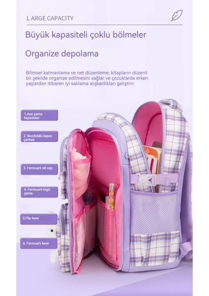 Kız Sırt Çantası, Çocuklar Için Büyük Kapasiteli Omurga Sırt Çantası (Yurt Dışından) modelleri