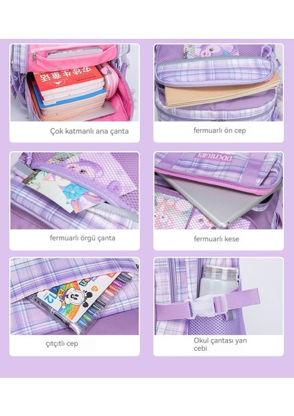 Kız Sırt Çantası, Çocuklar Için Büyük Kapasiteli Omurga Sırt Çantası (Yurt Dışından) modelleri