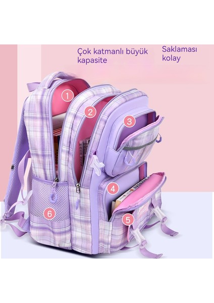 Kız Sırt Çantası, Çocuklar Için Büyük Kapasiteli Omurga Sırt Çantası (Yurt Dışından) fiyatları