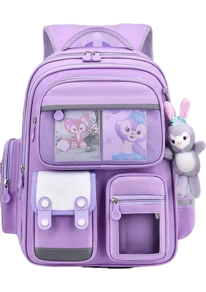 Kız Sırt Çantası, Çocuklar Için Büyük Kapasiteli Omurga Sırt Çantası (Yurt Dışından)