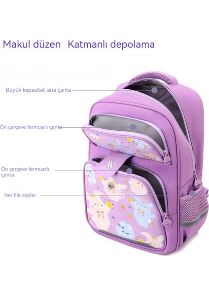 Kız Sırt Çantası, Çocuklar Için Büyük Kapasiteli Omurga Sırt Çantası (Yurt Dışından) fiyatları