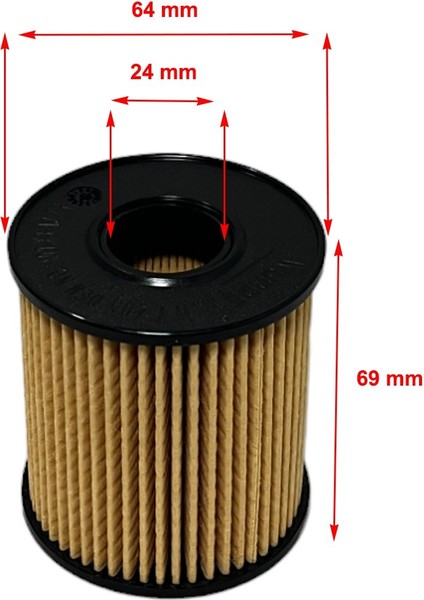 Peugeot 407 (1.8, 2.0, 2.0 Hdi, 2.2 Hdi) 2004-2010 Yağ Filtresi fiyatları