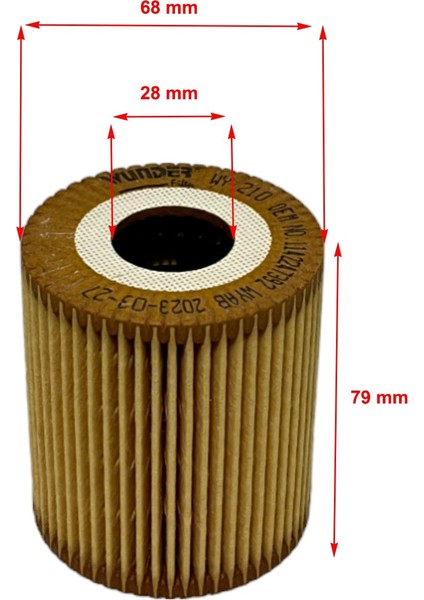 Range Rover Iıı L322 (3.0 D) 2002-2009 Yağ Filtresi fiyatları