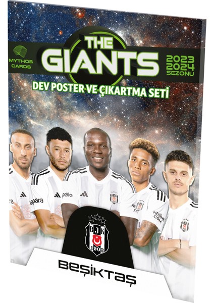 Mythos Cards Beşiktaş - The Gıants Dev Poster ve Çıkartma Seti