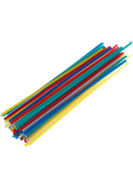 Bradoo-50 Adet Kaynak Çubukları Ppr Pp Pvc Plastik Araba Tampon Tamir Kaynakçı Çubukları Kiti Polipropilen El Aletleri Lehimleme Seti (Yurt Dışından)