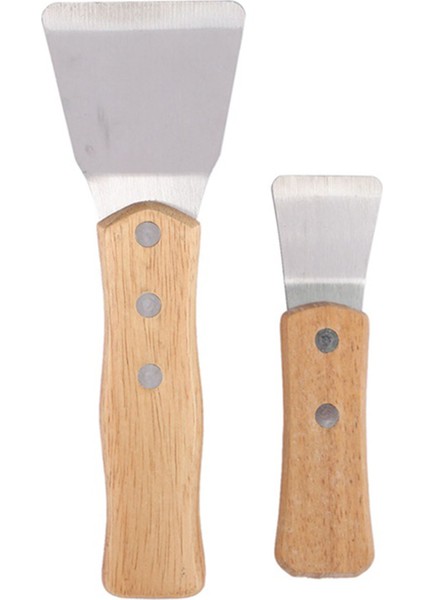 Adet Tavan Spatulası Kaynak Zıpkını Için Ahşap Saplı, Küçük (Yurt Dışından)