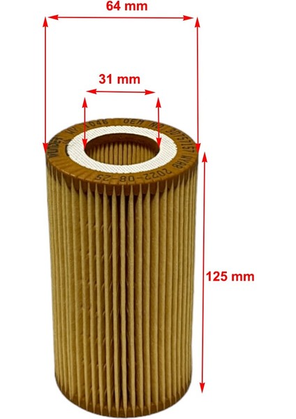 Volvo C70 Iı Cabrio (2.4i, 2.4d, 2.5t) 2006-2013 Yağ Filtresi