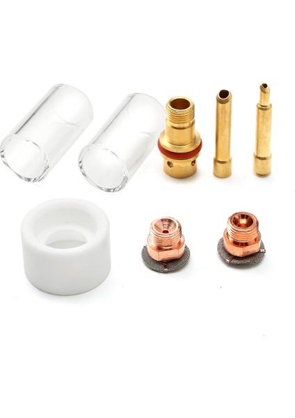 Adet Tıg Kaynak Torçu Kıtı Meme Collet Düşük Gaz Lens Cam Bardak WP17 WP18 WP26 Tungsten Kaynak Aracı Aksesuarları (Yurt Dışından)