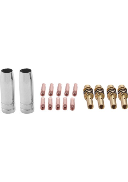 Kaynak Makinesi Için Mig Kaynak Nozulları Mig Kaynak Makinesi Için 16 Adet Altın Uçlu Temas Ipuçları - 0.8mm (Yurt Dışından)