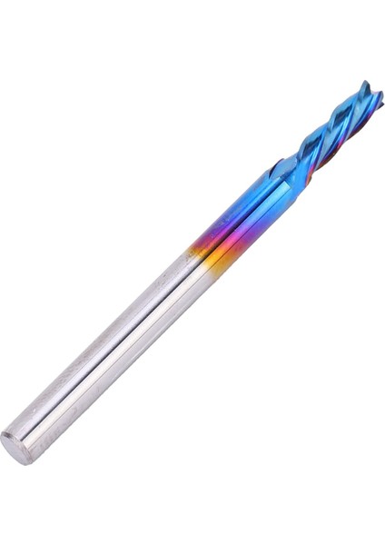 4-Flüt Freze Cnc Aracı Düz Kolu Dayanıklı Tungsten Çelik Ayna Parlatma Makine Oluk Işleme Için (Yurt Dışından)