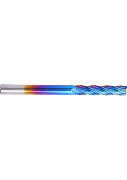 4-Flüt Freze Cnc Aracı Düz Kolu Dayanıklı Tungsten Çelik Ayna Parlatma Makine Oluk Işleme Için (Yurt Dışından)