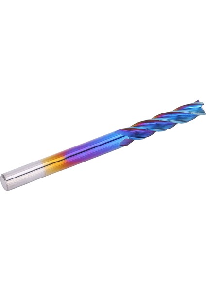 4-Flüt Freze Cnc Aracı Düz Kolu Dayanıklı Tungsten Çelik Ayna Parlatma Makine Oluk Işleme Için (Yurt Dışından)