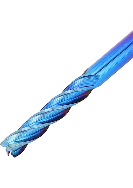 4-Flüt Freze Cnc Aracı Düz Kolu Dayanıklı Tungsten Çelik Ayna Parlatma Makine Oluk Işleme Için (Yurt Dışından)