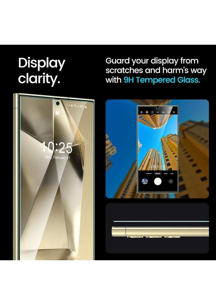 Samsung Galaxy S24 Ultra Ekran Koruyucu Cam Urr X-Grade Gorilla Hd Glass Make It Resistan