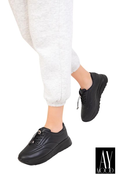 Streç Kadın Günlük Rahat Ortopedik Pu Deri Kaymaz Taban Babet Ayakkabı modelleri