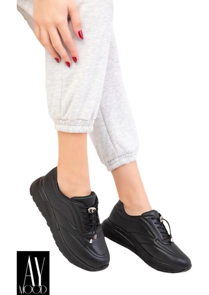 Streç Kadın Günlük Rahat Ortopedik Pu Deri Kaymaz Taban Babet Ayakkabı fırsatları