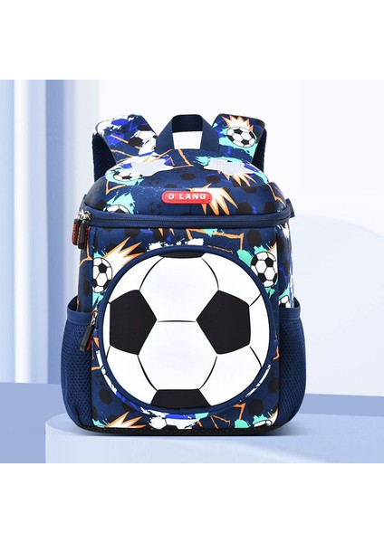 Çocuk Okul Çantası 3-6 Yaş Anaokulu Okul Çantası Futbol Şekli Büyük Kapasiteli Sırt Çantası (Yurt Dışından) fiyatları