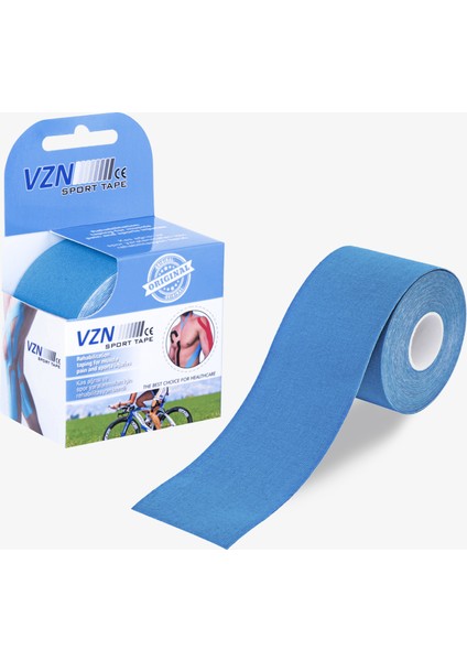 Sport Tape Mavi Renk Kinesio Bant 5 Metre x 5 cm