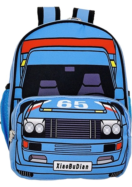 Anaokulu Okul Çantası 3-4 Yaş Çocuk Sırt Çantası Sırt Çantası Araba Tarzı Okul Çantası (Yurt Dışından)