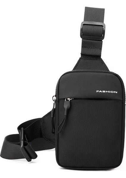 Erkek Göğüs Çantası Crossbody Çanta Mini Çanta Spor Göğüs Çantası (Yurt Dışından)