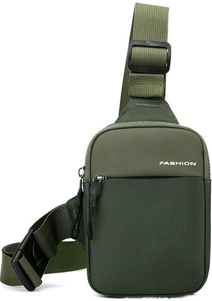 Erkek Göğüs Çantası Crossbody Çanta Mini Çanta Spor Göğüs Çantası (Yurt Dışından)