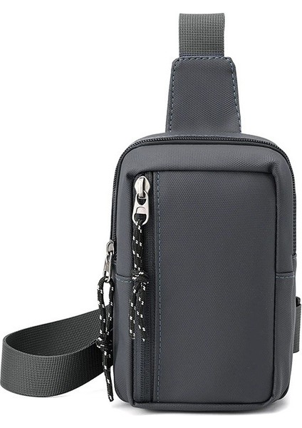 Erkek Göğüs Çantası Küçük Crossbody Çanta Moda Mini Sırt Çantası (Yurt Dışından)