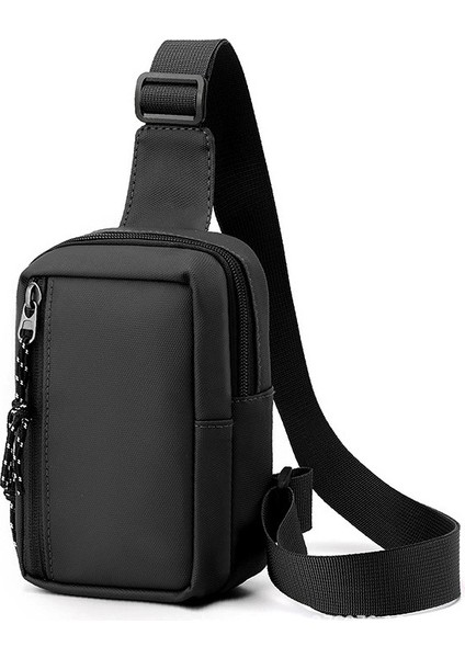 Erkek Göğüs Çantası Küçük Crossbody Çanta Moda Mini Sırt Çantası (Yurt Dışından)