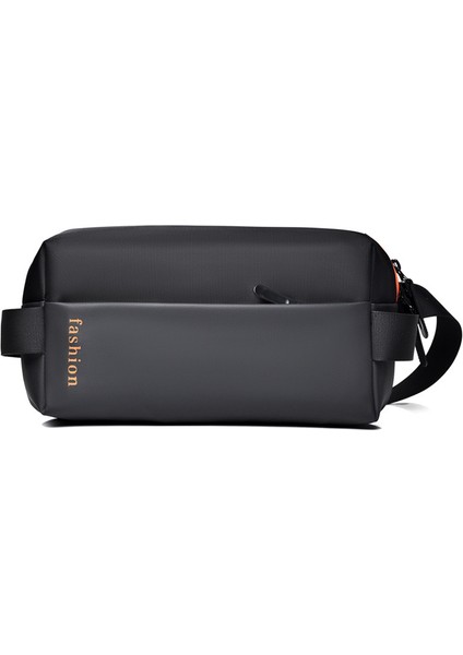 Erkek Bel Çantası Büyük Kapasiteli Crossbody Çanta Rahat Göğüs Çantası Spor Omuz Çantası (Yurt Dışından)
