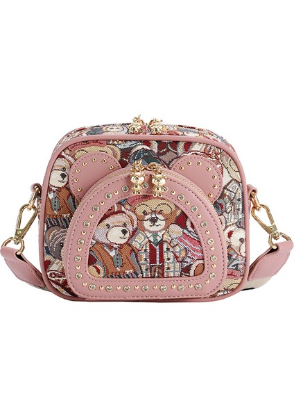 Moda Omuz Çantası Kadın Crossbody Çanta Pembe Kadın Çantası (Yurt Dışından)