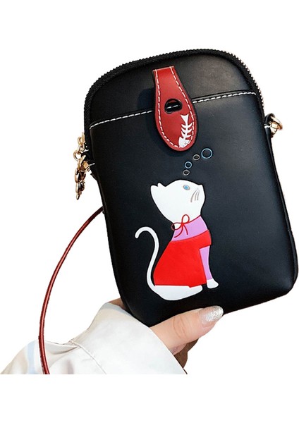 Kadın Omuz Çantası Crossbody Çanta Mini Cep Telefonu Çantası (Yurt Dışından)