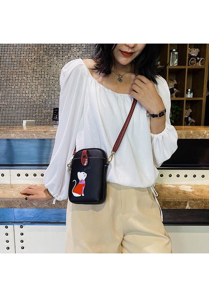 Kadın Omuz Çantası Crossbody Çanta Mini Cep Telefonu Çantası (Yurt Dışından) fiyatları