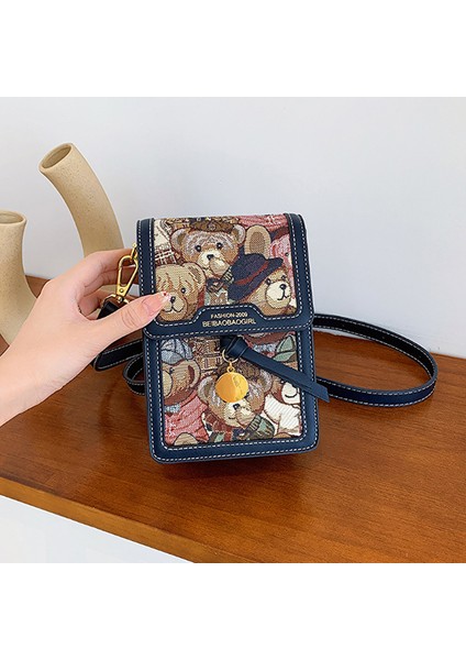 Kadın Omuzdan Askili Çanta Cep Telefonu Çantası Kanvas Çanta Moda Crossbody Çanta (Yurt Dışından) fiyatları