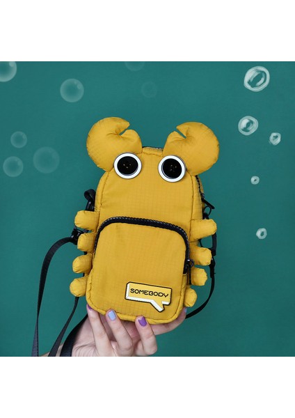 Yengeç Şekli Çapraz Vücut Çantası Cep Telefonu Çantası Kızlar Küçük Omuz Çantası (Yurt Dışından) modelleri