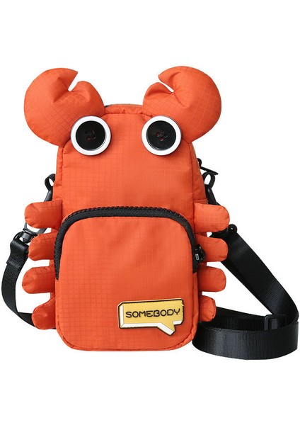 Yengeç Şekli Çapraz Vücut Çantası Cep Telefonu Çantası Kızlar Küçük Omuz Çantası (Yurt Dışından)