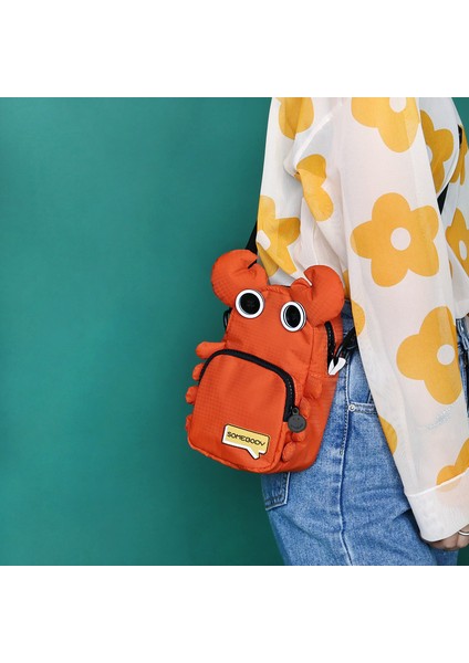 Yengeç Şekli Çapraz Vücut Çantası Cep Telefonu Çantası Kızlar Küçük Omuz Çantası (Yurt Dışından) fiyatları