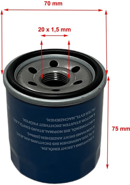 Kia Pride 1.3 1990-2001 Yağ Filtresi fiyatları