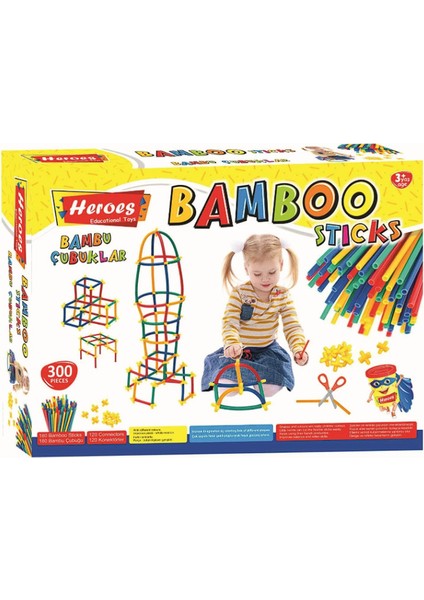 Ds2 200 Parça Bambu Çubuklar