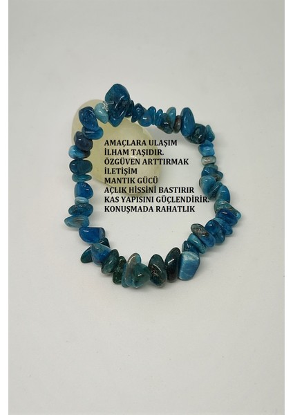 Apatit Kırıktaş Doğaltaş Bileklik