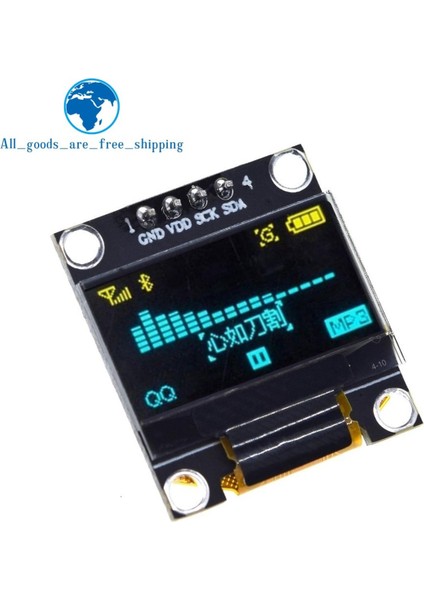 Tzt Orijinal 0.96 Inç OLED Iıc Seri Beyaz OLED Ekran Modülü 128X64 I2C SSD1306 12864 LCD Ekran Kartı Arduino Için (Yurt Dışından)