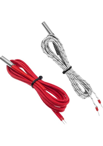 Mendel Isıtma Borusu Reprap 12 V 24 V 50 W Seramik Kartuş Isıtıcı Hotend J-Kafa 6*20MM 3D Parçaları 1 M 1 Adet (Yurt Dışından)