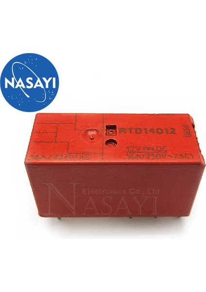 RTD14012 = RT314012 12VDC Tyco 16A Bir Açık Bir Kapalı RT314012 Güç Rölesi (Yurt Dışından)