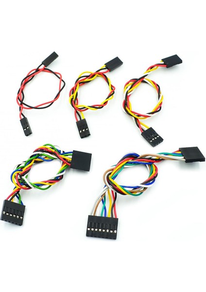 Yeni! 10 Adet/grup 2/3/4/6/8 Pın 20 cm Bağlantı Teli/dupont Kablo Devre Tahtası + (Yurt Dışından)