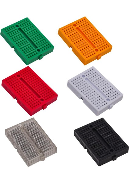 2 Adet SYB-170 Mini Lehimsiz Prototip Deney Testi Breadboard 170 Bağlantı Noktaları 35*47*8.5mm (Yurt Dışından)